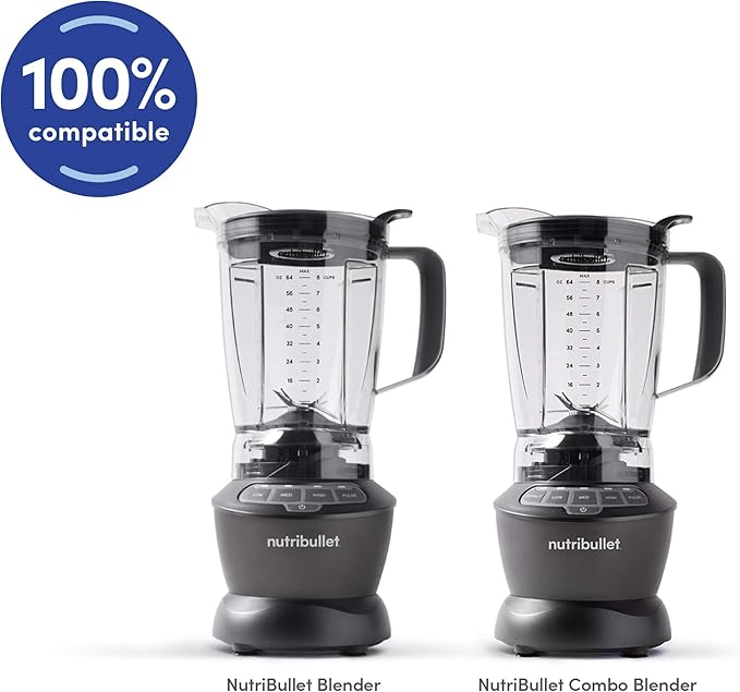 nutribullet 1200W Blender Combo with 64 oz Pitcher and 32 oz 900ml &amp 24 oz 700ml Cups