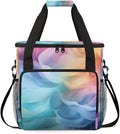 Tie Dyeing Coffee Maker Carrying Bag Mandala Portable Travel Storage Tote Bag Compatible with K-Mini or K-Mini Plus Single Serve Coffee Brewer Carrying Case with Multiple Pockets &amp Shoulder Stra