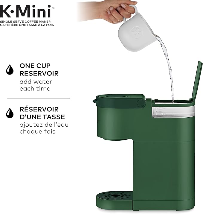Keurig K-Mini Single Serve K-Cup Pod Coffee Maker Featuring An Ultra-sleek Design Evergreen