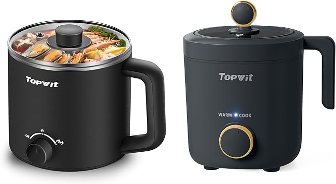 Topwit Hot Pot Electric &amp 1.2L Small Rice Cooker