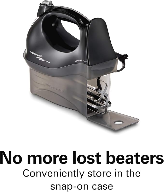 Hamilton Beach 700W Blender and Hand Mixer Bundle with 40 Oz Jar 6 Speeds Stainless Steel Blades