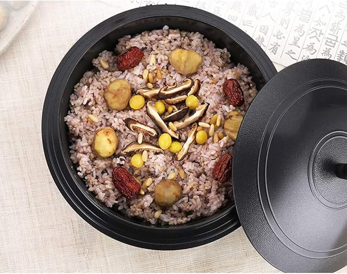 [KF] IH Induction Korean Traditional Iron Pot Rice Gamasot Ceramic Cauldron Made in Korea (7.7 (20cm))