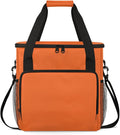 Orange Coffee Maker Carrying Bag Waterproof Insulated Leakproof Cooler Bag Portable Storage Tote Bag Organizer With Shoulder Strap