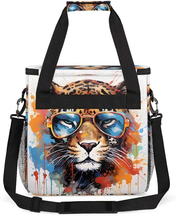 Glassed Tiger Coffee Maker Carrying Bag Portable Travel Storage Tote Bag Compatible with K-Mini or K-Mini Plus Single Serve Coffee Brewer Carrying Case with Multiple Pockets &amp Shoulder Strap