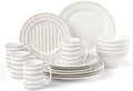 kate spade new york Charlotte Street North 16-Piece Dinnerware Set Taupe/Grey