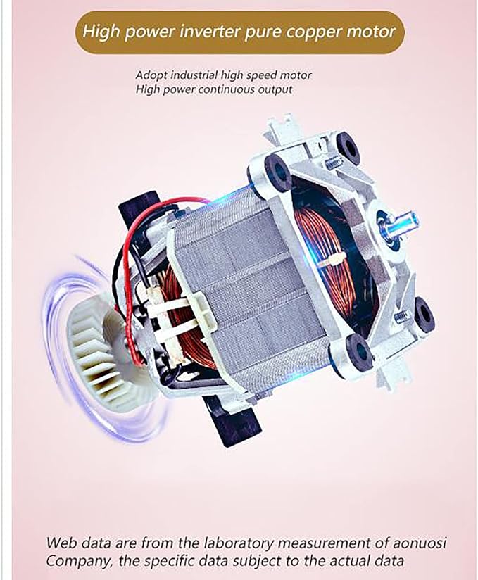 Smoothie Blender 1.6L Commercial Smoothie Makers with Hood Multi-level Stepless Regulation/Noise Reduction/safe Operation for Juice Milkshake