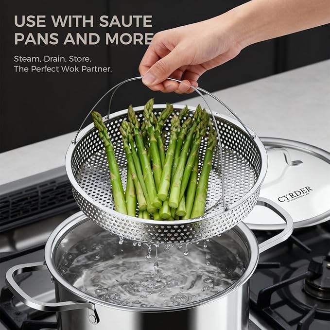 Nonstick Pots and Pans Set 14 Piece Hybrid Hex Non Stick Stainless Steel Cookware with Frying Pans Saute Pan Saucepans &amp Stock Pot - Induction Compatible Dishwasher &ampOven Safe PFOA Free