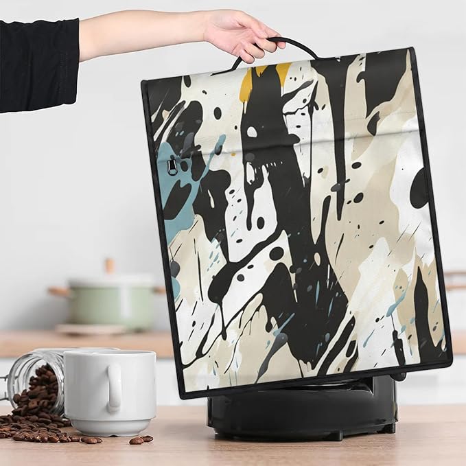 cfpolar Kitchen Aid Mixer Cover Compatible with 6-8 Quarts Abstract Ink Painting Stand Mixer Cover Kitchen Aid Mixers Accessories Appliance Organizer Bag Dust Covers with Zipper Pocket