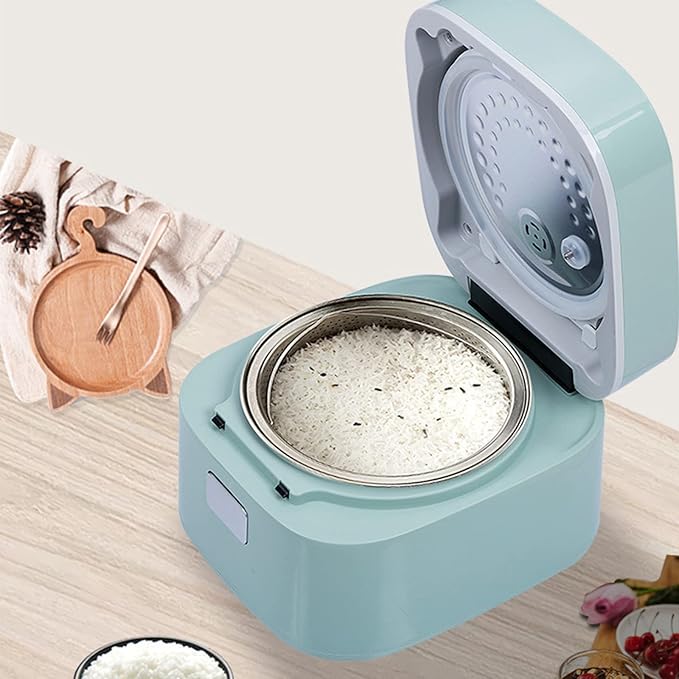 Smart Desugar Rice Cooker 2.6L Blue Sugar-Free &amp Regular Rice 24-Hour Timer 4-5 People 6-7 Bowls