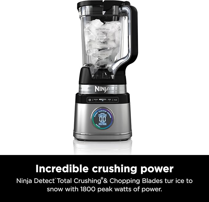 Ninja Blender | Best for Smoothies Frozen Drinks Shakes Veggie Chopper &amp More | 72 oz. Full Size Pitcher | Blender for Kitchens |1800 Watt | Black | TB201