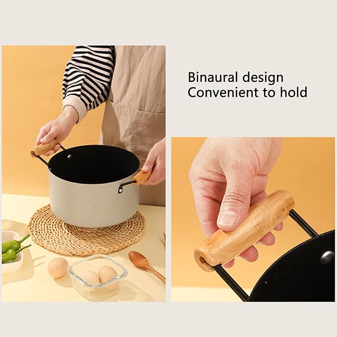 White Maifan Stone Cookware Set High Temperature for Various Cooking Suitable for 1-10 People Gas Stove Electric Stove