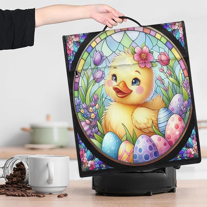 cfpolar Kitchen Aid Mixer Cover Compatible with 6-8 Quarts Animal Duck Flower Stand Mixer Cover Kitchen Aid Mixers Accessories Appliance Organizer Bag Dust Covers with Zipper Pocket