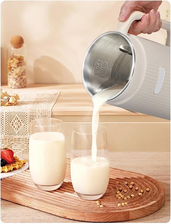 40oz Nut Milk Maker Machine Automatic Soy Milk Maker for Homemade Coconut Oat Soy Plant-Based Milk Non-Dairy Beverages Juice Almond Milk Maker with 12H Delay Start Self Cleaning 10 Blades