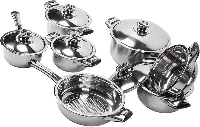 Stainless Steel Cookware Set Cooking Kit for Household