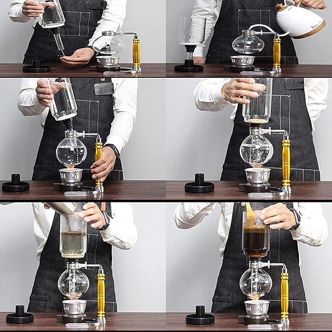 Syphon Coffee Maker Vacuum Coffee Machine With Grinder Coffee Syphon Filter Coffee Machines 20240312