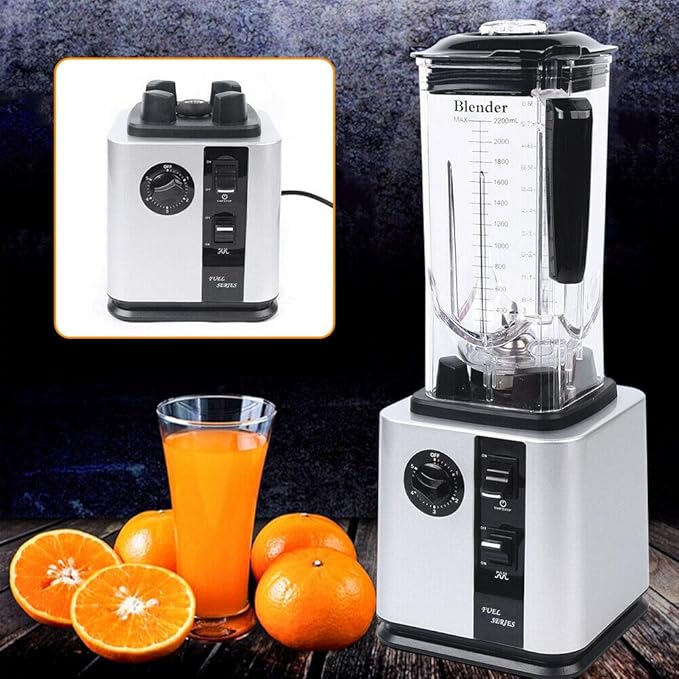 Commercial Blenders with 1800 Watt and 80oz BPA-Free Container Professional High-Speed Countertop Blenders for SmoothiesSelf-Cleaning