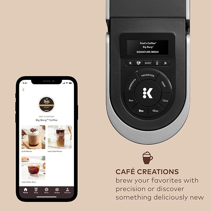 Keurig K-Cafe Essentials Single Serve K-Cup Pod Coffee Maker Black