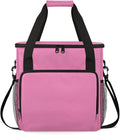 Pink Coffee Maker Carrying Bag Waterproof Insulated Leakproof Cooler Bag Portable Storage Tote Bag Organizer With Shoulder Strap