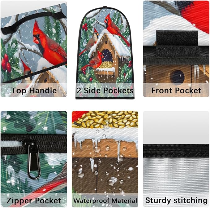 cfpolar Kitchen Aid Mixer Cover Compatible with 6-8 Quarts Autumn Bird Castle Stand Mixer Cover Kitchen Aid Mixers Accessories Appliance Organizer Bag Dust Covers with Zipper Pocket