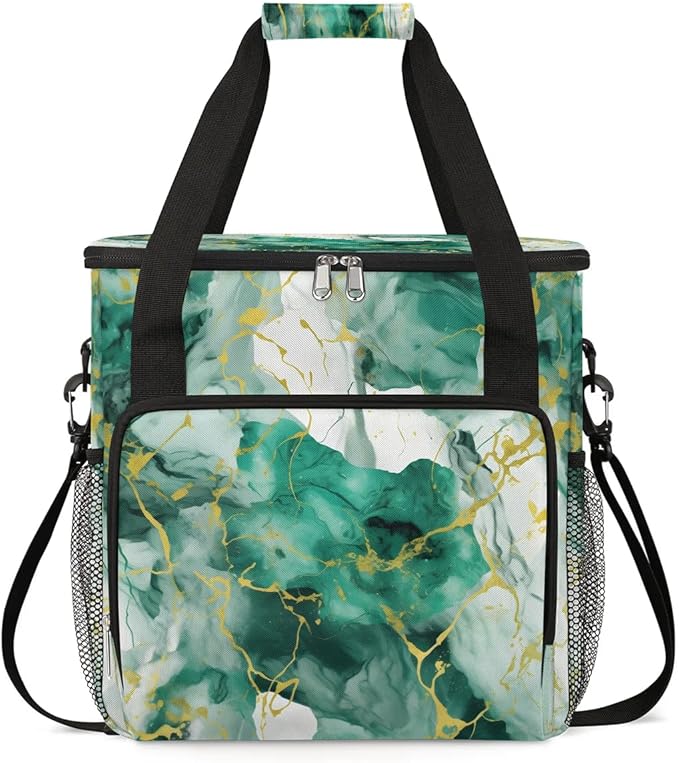 Marble Texture Coffee Maker Travel Bag for K-Mini or K-Mini Plus Single Serve Coffee Brewer Portable Storage Tote Case for Tarvel