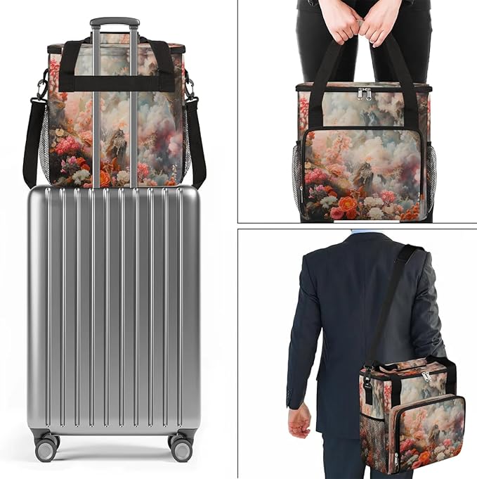Beautiful Landscapes Coffee Maker Carrying Bag for Keurig K-Mini or K-Mini Plus Storage Portable Coffee Maker Travel Bag