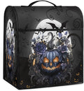cfpolar Kitchen Aid Mixer Cover Compatible with 6-8 Quarts Halloween Pumpkin Flowers Bats Stand Mixer Cover Kitchen Aid Mixers Accessories Appliance Organizer Bag Dust Covers with Zipper Pocket