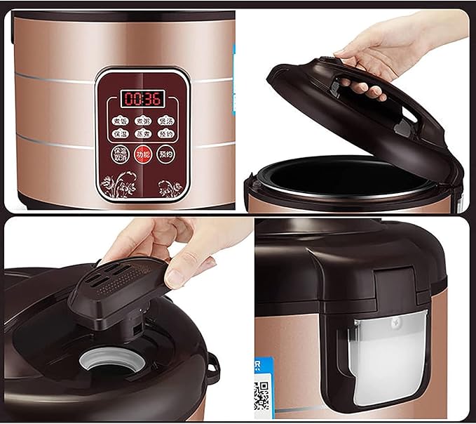 Household Electric Household Cooking Rice Cooker For 1-8 People Ntelligent Insulation And 24H Reservation(5L)