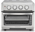 Cuisinart Air Fryer Toaster Oven 1800W 8-in-1 with Air Fry Convection Broil &amp Warm 0.6 Cubic Feet 60-Minute Timer TOA-70NAS Stainless Steel