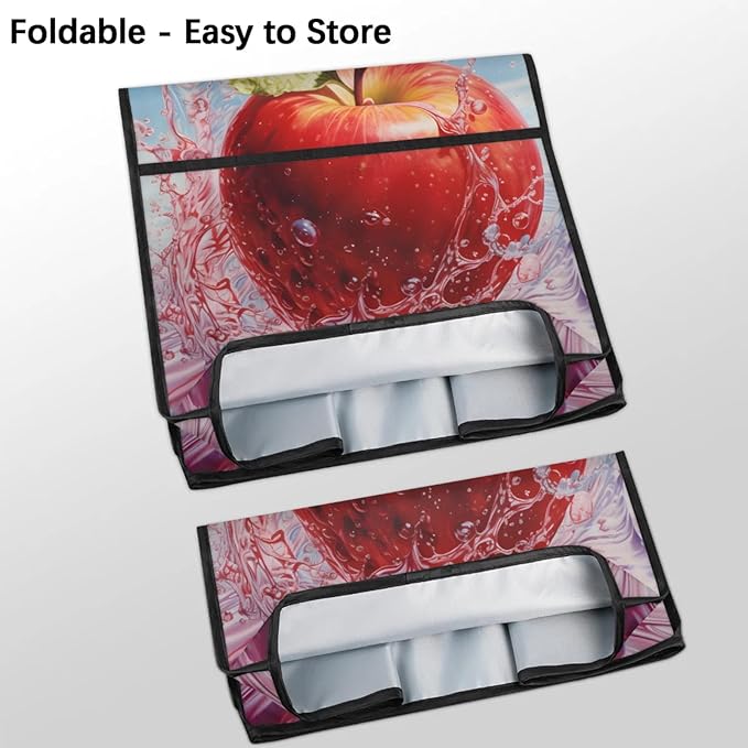 cfpolar Kitchen Aid Mixer Cover Compatible with 6-8 Quarts Watercolor Apple Fruit Stand Mixer Cover Kitchen Aid Mixers Accessories Appliance Organizer Bag Dust Covers with Zipper Pocket