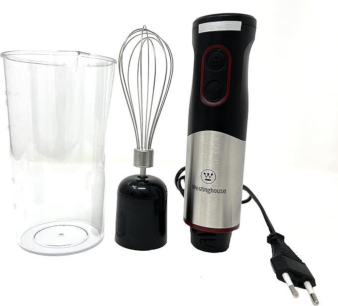 220 Volt Hand Blender 1000W - 3 in 1 Hand blender includes blending shaft 500 ml chopper bowl 700 ml beaker and whisk-220V 240V (Not For Use In USA)