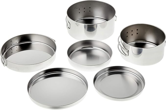Sato Metal Industries SALUS Touring Cooker Set 6 pcs Silver
