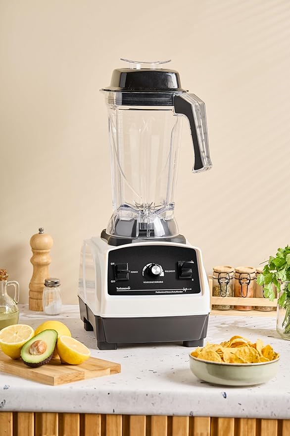 Turbosaver TB79 Professional Blender 1800W – 3.5HP 35000 RPM Commercial Grade Ice Crushing 85 oz Tritan Jar