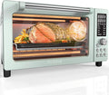 Nuwave Bravo Pro Smart Air Fryer Toaster Oven Combo Airfryer Convection Oven Countertop 10-in-1 Functions with Quicker &amp Even Crisp Technology 1800W 50-450°F PFAS-Free 21QT Mint