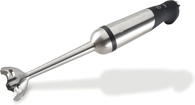 All-Clad Electrics Stainless Steel Immersion Blender 2 Piece Turbo Function 600 Watts Detachable Variable Speed Control Hand Blander 9-1/4-inch