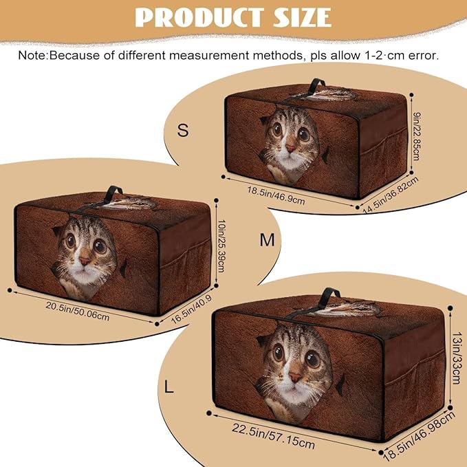 Doojoayie Cat Toaster Cover 6 Slice Universal Fit Small Appliance Covers with Top Handle Design Kitchen Decoration Gift for Mother Wife or Anyone Who Loves to Cook