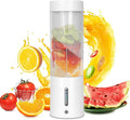 Portable Smoothie Blender Personal Rechargeable Fruit Mixer with 6 Stainless Steel Blades 450ml Capacity and 25 Cups Output/Full Charged Auto Cleaning Function for Work Travel Gym
