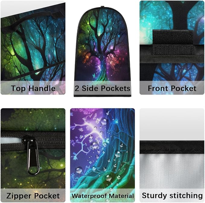 cfpolar Kitchen Aid Mixer Cover Compatible with 6-8 Quarts Tree Of Life Butterfly Stand Mixer Cover Kitchen Aid Mixers Accessories Appliance Organizer Bag Dust Covers with Zipper Pocket
