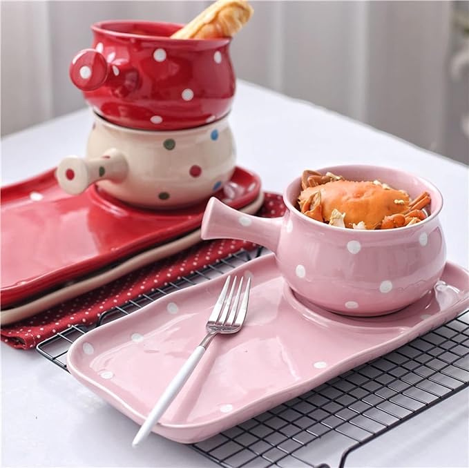 Elegant Ceramic Dinnerware Set with Serving Plates Soup Bowls &amp Cracker Holder - Durable Tableware for Family Meals Entertaining Guests Daily Use