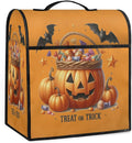 cfpolar Kitchen Aid Mixer Cover Compatible with 6-8 Quarts Halloween Pumpkin Candy Bats Stand Mixer Cover Kitchen Aid Mixers Accessories Appliance Organizer Bag Dust Covers with Zipper Pocket