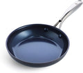 Blue Diamond Cookware Hard Anodized Ceramic Nonstick 8 Frying Pan Skillet PFAS-Free Dishwasher Safe Oven Safe Grey
