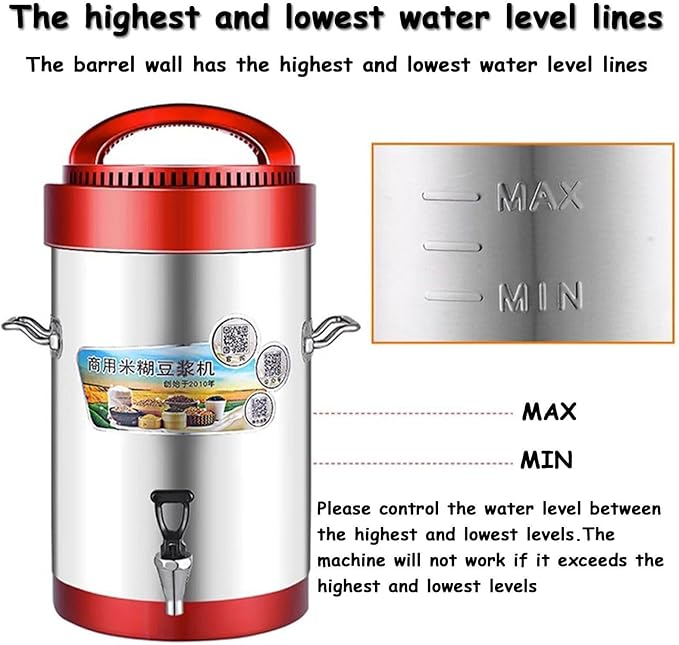 Commercial soymilk Machine Automatic nut Milk Machine Multifunctional Homemade Plant Milk(10L)