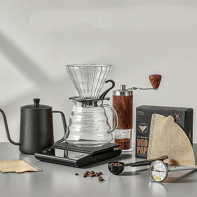 Complete set of portable coffee maker for home use American style hand brewed coffee pot set