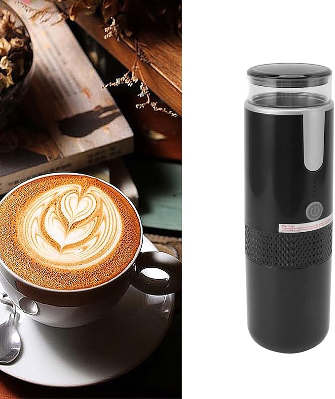 Portable Coffee Machine Compatible for K Cup Capsules Ground Coffee Handheld Coffee Maker Manually Operated for Camping Hiking