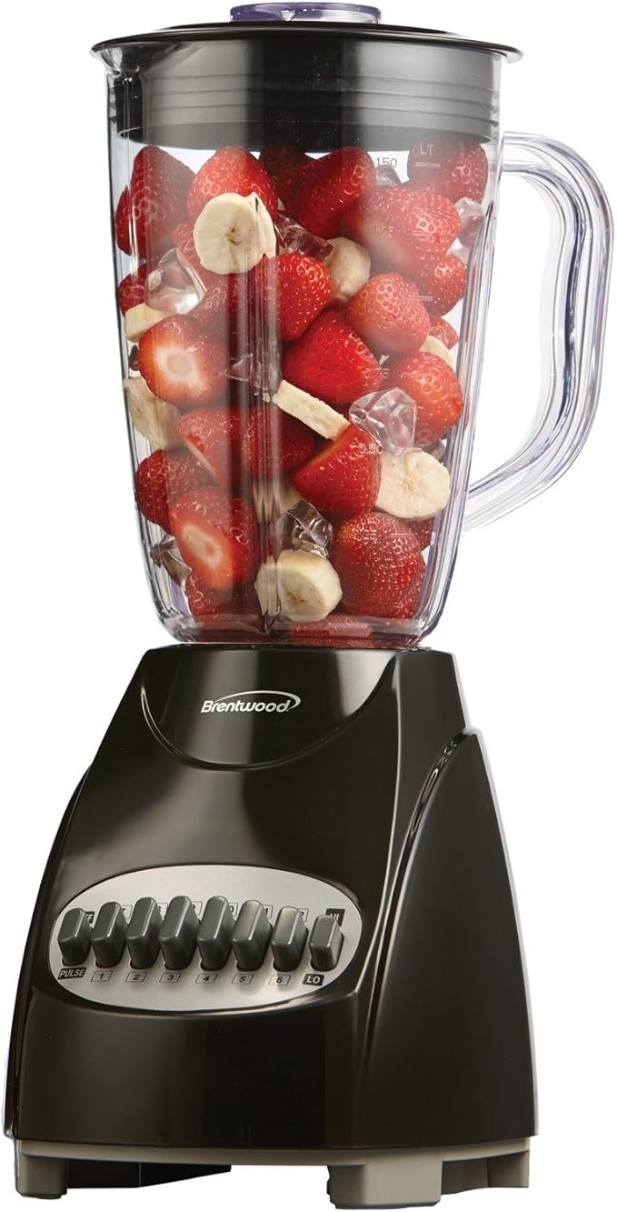Brentwood Blender 12-Speed Plus Pulse Black