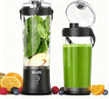Mulli Upgraded Personal Blender17oz Portable Blender for Shakes &amp Smoothies USB-C Rechargeable BPA-Free with Leak-Proof Lid &amp Straw Lid Dishwasher Safe Cups