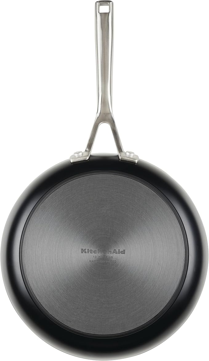 KitchenAid Hard Anodized Ceramic Nonstick Cookware Pots and Pans Set 9 Piece - Matte Black