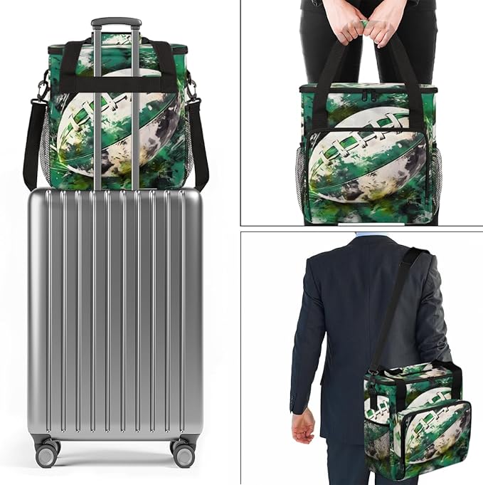 Graffiti Basketball Coffee Maker Carrying Bag Watercolor Basketball Travel Storage Bag Compatible with K-Mini or K-Mini Plus Single Serve Coffee Brewer Carrying Case with Pockets &amp Shoulder Stra
