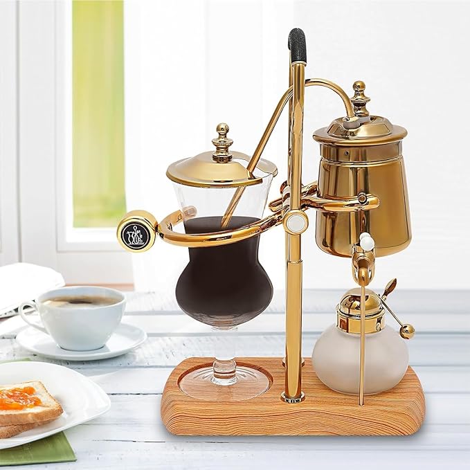 Belgian Luxury Royal Family Balance Syphon Siphon Coffee Maker Belgium Family Balance Siphon Syphon Coffee Maker Belgian Coffee Maker