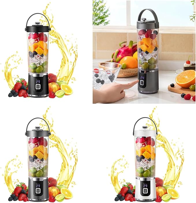 200W Portable Blending Machine Rechargeable Machine Cup Juicer Fruit Mixer 600ml Juicer Maker Multifunctional Smoothie Maker
