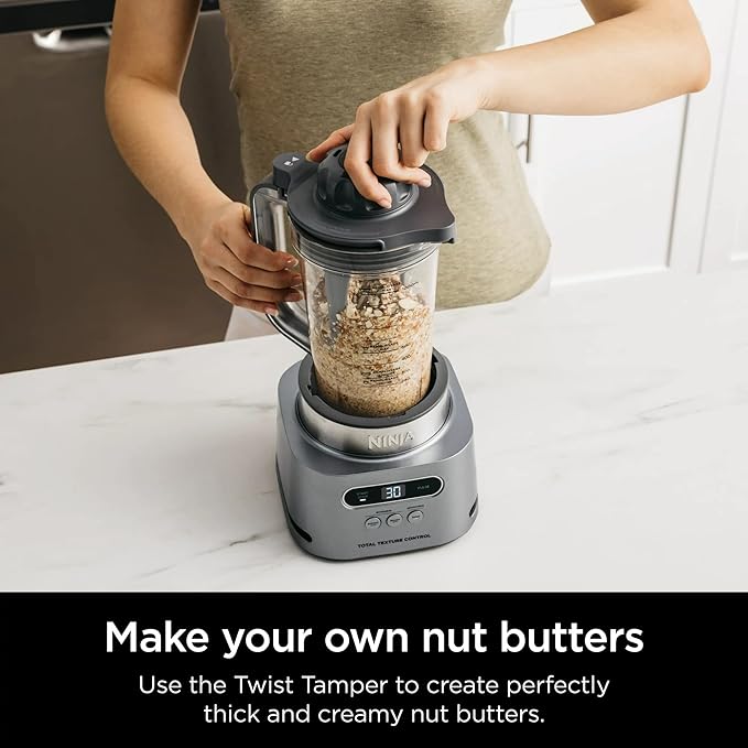 Ninja SS150 TWISTi Blender DUO High-Speed 1500 WP Smoothie Maker &amp Nutrient Extractor* 3 Functions Smoothie Frozen Drinks &amp Bowls smartTORQUE 34-oz. Pitcher &amp 18-oz. To-Go Cup Cloud S